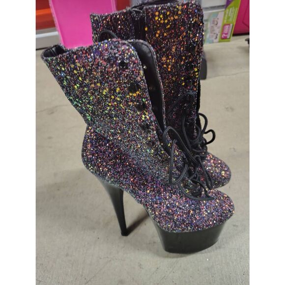 Pleaser all sequin new sz12 purple - Picture 2 of 4